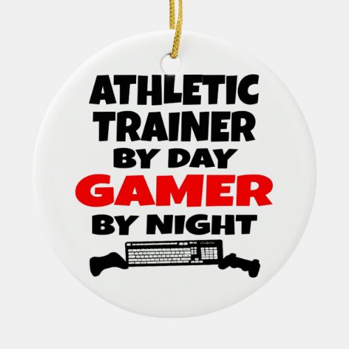 Athletic Trainer Gamer Ceramic Ornament