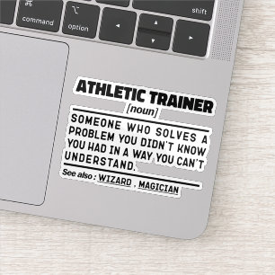 Athletic Trainer Noun Definition Cool Training Sticker