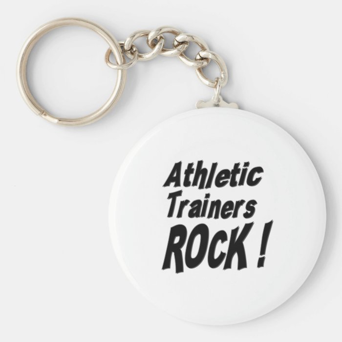 Athletic Trainers Rock Keychain
