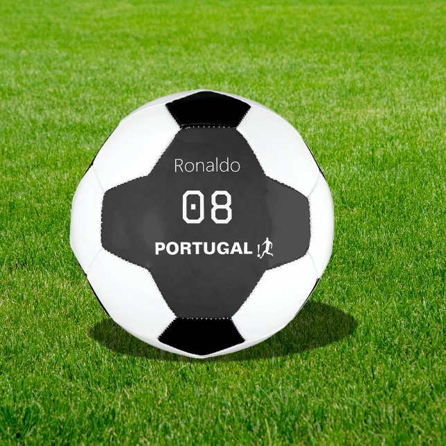 Athletic Varsity Jersey Name Number Personalizable Soccer Ball (Creator Uploaded)