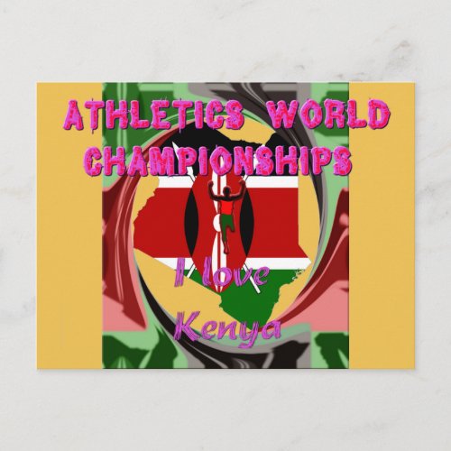 Athletic world Champions Kenya Hakuna Matata Cards