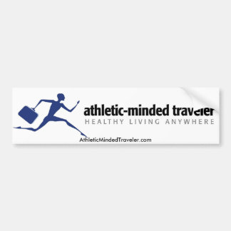 AthleticMindedTraveler.com Bumper Sticker