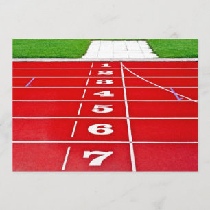 Athletics Running Track Invitation