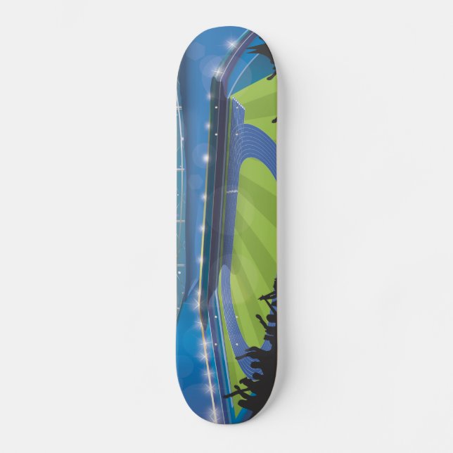 Athletics Stadium Skateboard Deck (Front)