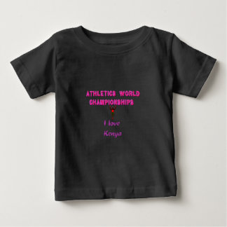 Athletics World Championships Kenya Runner: I Love Baby T-Shirt