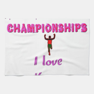 Athletics World Championships Kenya Runner: I Love Towel