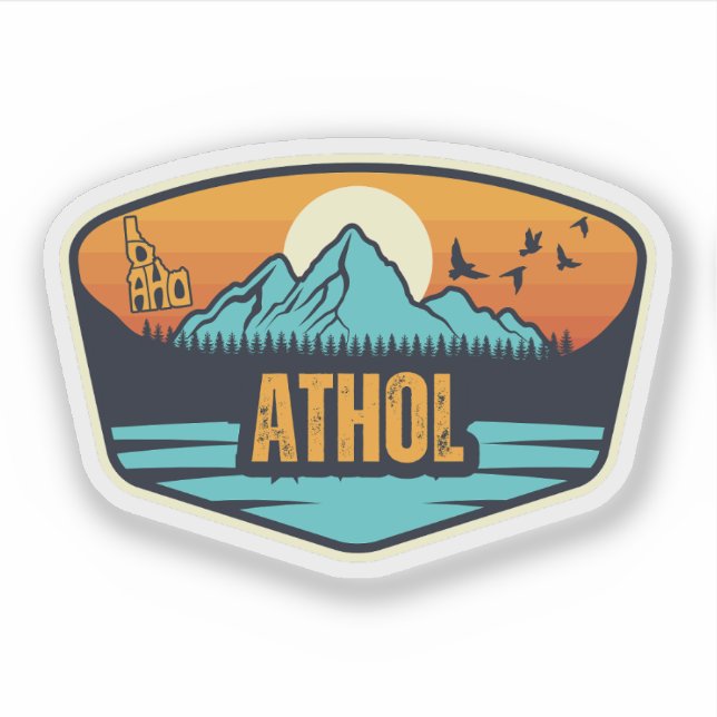 Athol, Idaho Sticker (Front)