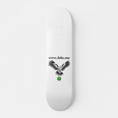 Athy Ireland Owl Skateboard