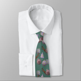 Atiracs Christmas Slip Circus Neck Tie