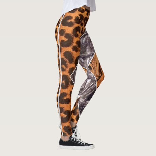 Atitude Roxxs  Wild Cat Leggins for men and wome Leggings