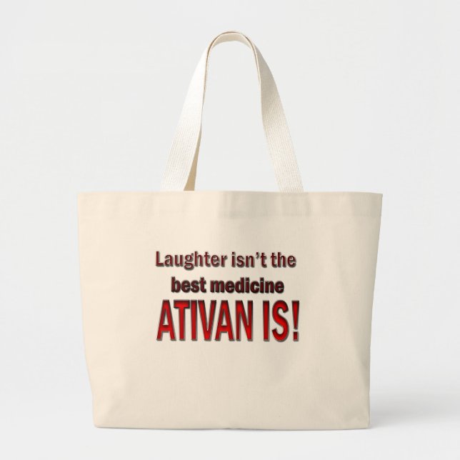 Ativan Large Tote Bag (Front)
