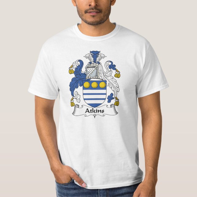 Atkins Family Crest T-Shirt (Front)