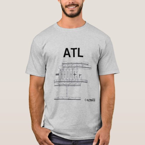 ATL Airport Layout T_Shirt