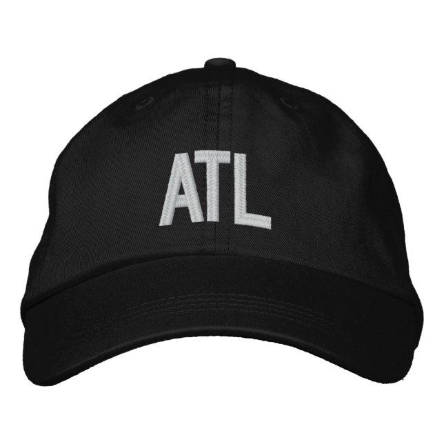 ATL Atlanta Georgia Personalized Adjustable Hat (Front)