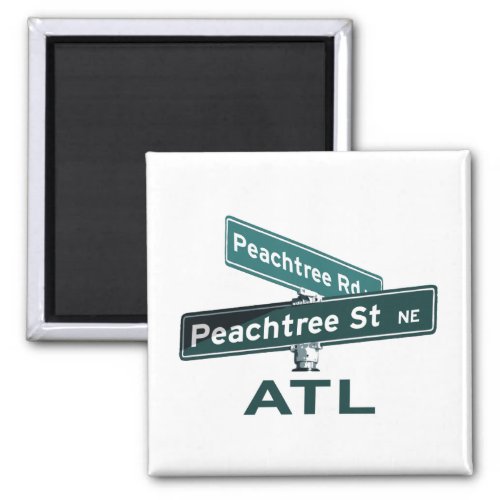 ATL Peachtree Signs Magnet
