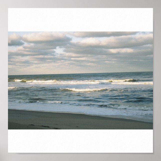 Atlanic ocean, NC Poster (Front)