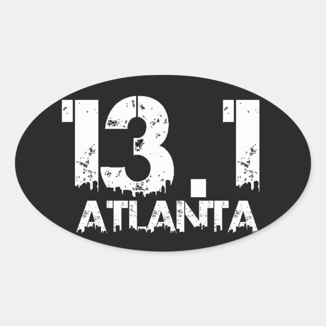 Atlanta 13.1 Half Marathon Sticker (Front)