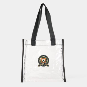 Atlanta 2026 World Cup Host City Vintage Football Clear Tote Bag
