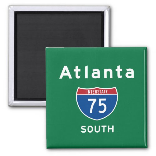 Atlanta 75 magnet