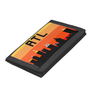 Atlanta 8-Bit Skyline ATL Tri-fold Wallet