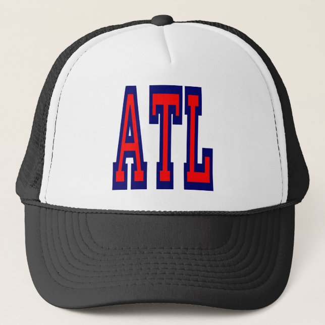 Atlanta ATL Design 4 Trucker Hat (Front)