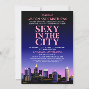 Atlanta Bachelorette Movie Poster Party Invitation