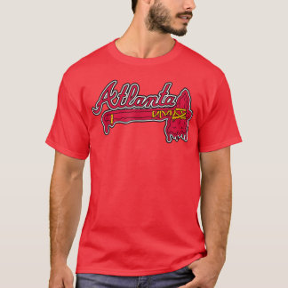 Atlanta Baseball Distressed Game Day Brave Vintage T-Shirt