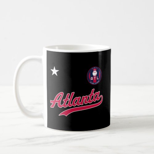 Atlanta Baseball Jersey _ Atl Mini Badge Coffee Mug