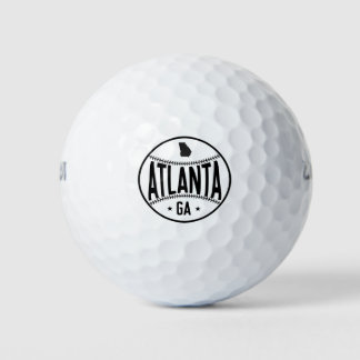 Atlanta Baseball Themed Golf Balls