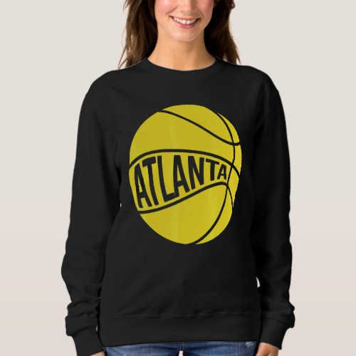 Atlanta Basketball Retro City Georgia State B_Ball Sweatshirt