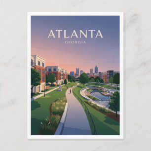 Atlanta BeltLine at Historic Fourth Ward Park Postcard