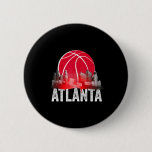 Atlanta Bysketbyll B-byll City Georgia Fan Pride  Button