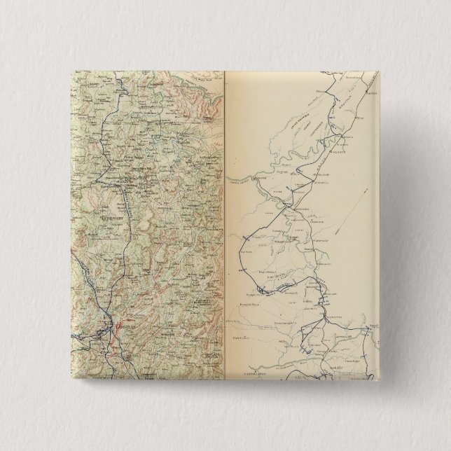 Atlanta Campaign, 2nd epoch Pinback Button (Front)