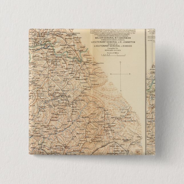 Atlanta Campaign 4th5th epochs Pinback Button (Front)