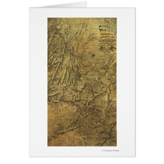 Atlanta Campaign - Civil War Panoramic Map (Front)