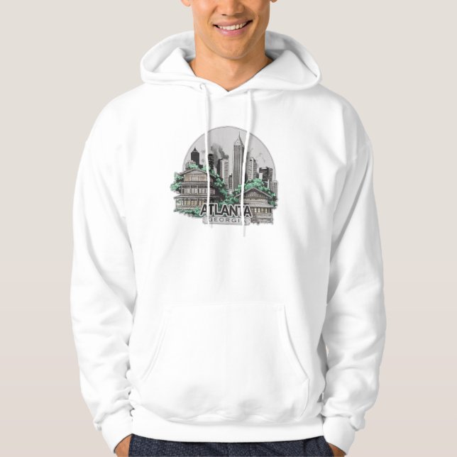Atlanta City Georgia USA Hoodie (Front)