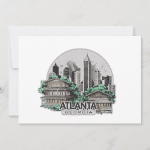 Atlanta City Georgia USA Invitation