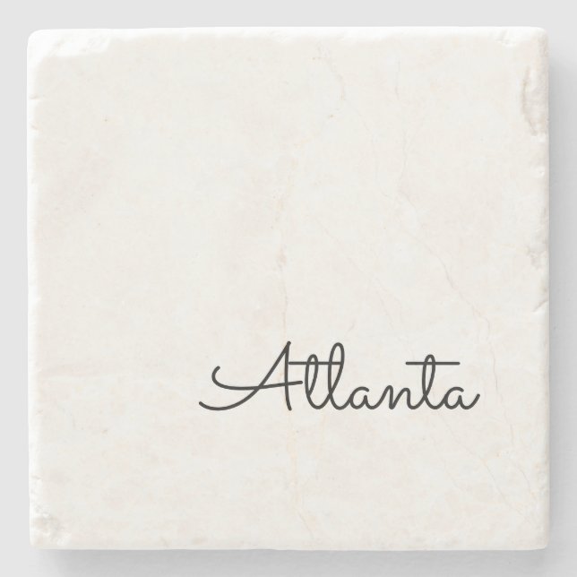 Atlanta City Pride   Stone Coaster (Front)