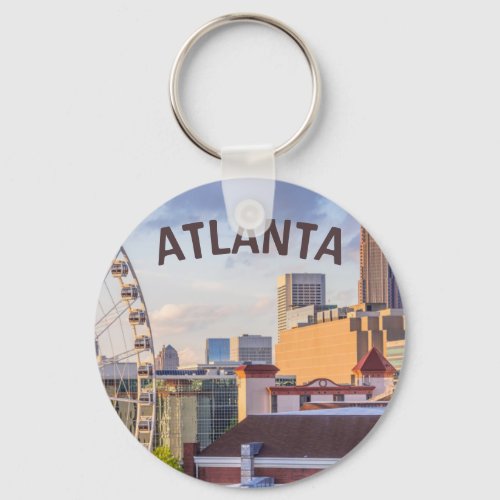 Atlanta City View Keychain