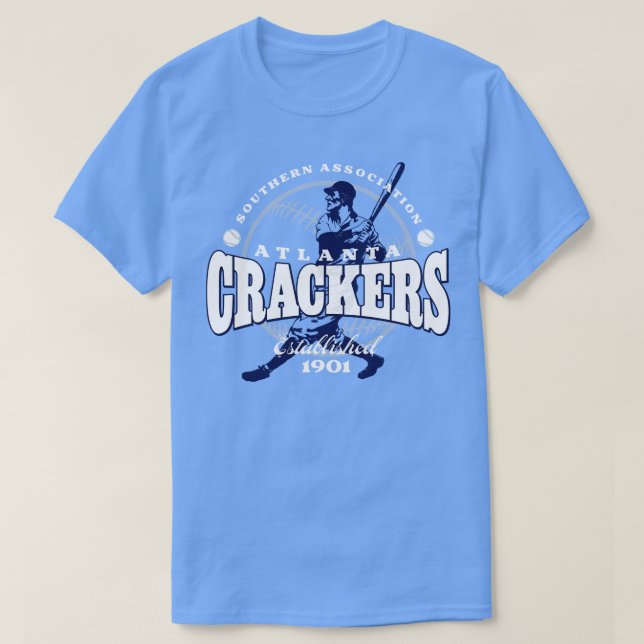 Atlanta Crackers Baseball T-Shirt (Design Front)