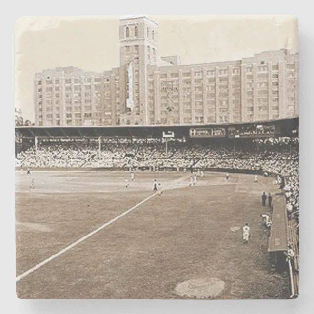 Atlanta Crackers, Ponce Stadium Atlanta, Baseball Stone Coaster Zazzle