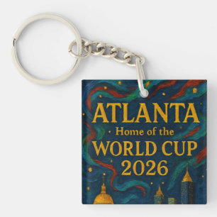 Atlanta Football Elegant Artwork 2026 Keychain