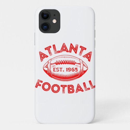 Atlanta Football Vintage Style  iPhone 11 Case