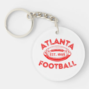 Atlanta Football Vintage Style Keychain