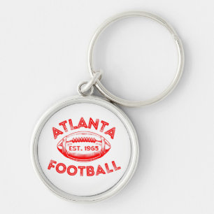 Atlanta Football Vintage Style Keychain