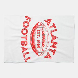 Atlanta Football Vintage Style Kitchen Towel