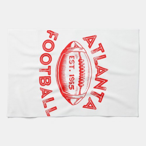 Atlanta Football Vintage Style  Kitchen Towel