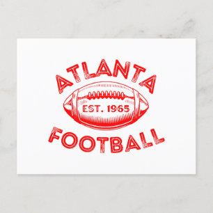Atlanta Football Vintage Style  Postcard