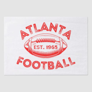 Atlanta Football Vintage Style Tissue Paper