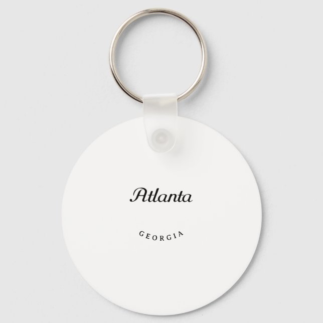 Atlanta GA  Keychain (Front)
